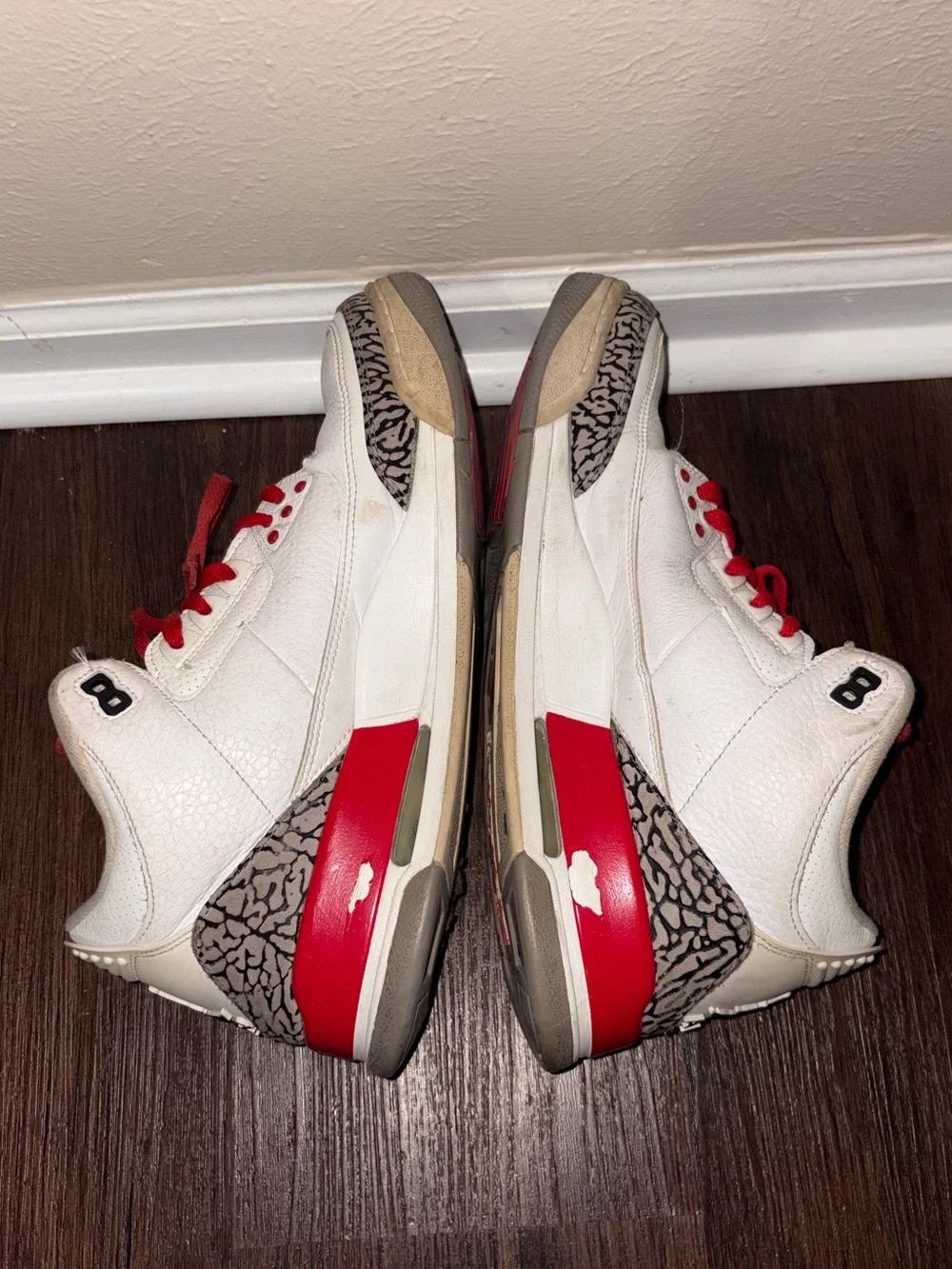 Men’s Jordan 3 Fire red Sz 12